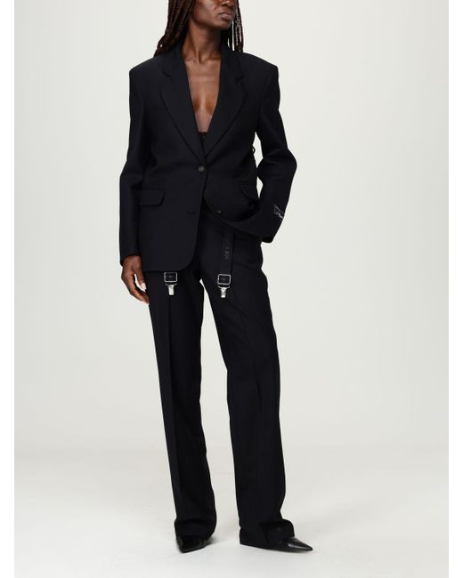 Erika Cavallini Semi Couture Blue Jacket
