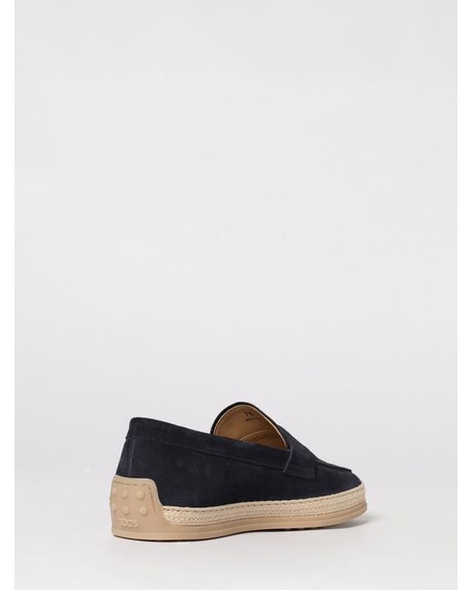 Tod's White Suede Loafers for men
