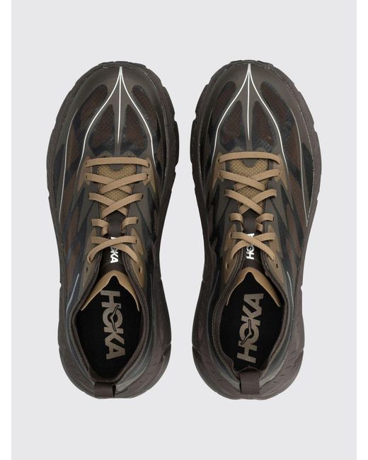 Hoka One One White Mafate Speed 4 Lite Mesh Sneakers for men