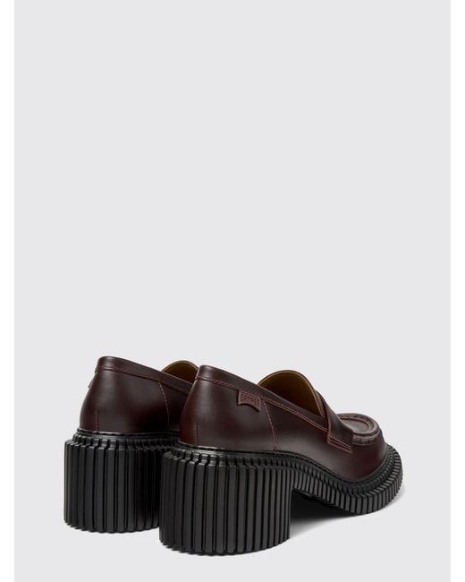 Camper White Pix London Leather Loafers