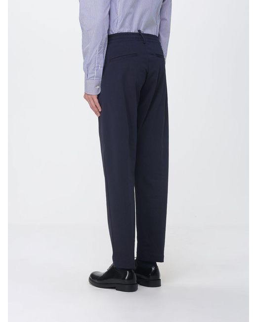 Siviglia Blue Slim Fit Jersey Trousers for men