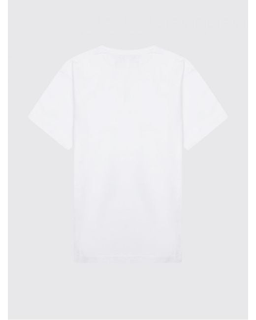J.W. Anderson White Basic Cotton T-Shirts