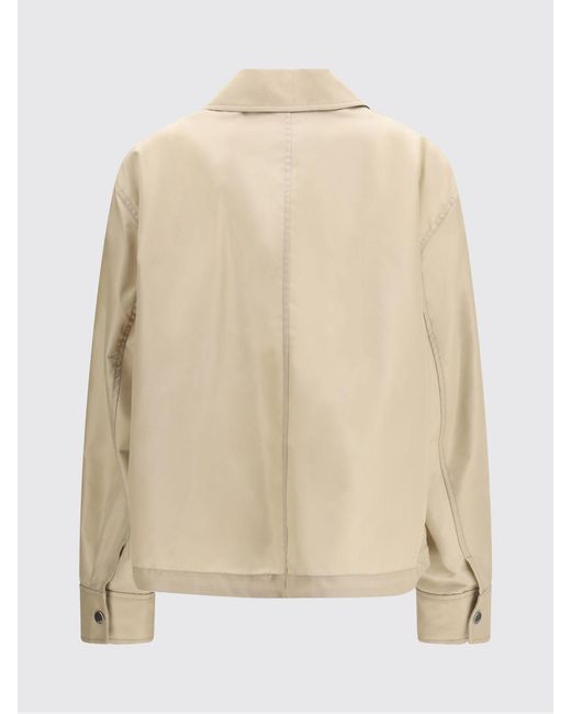 AMI Blue Nylon Overshirt for men