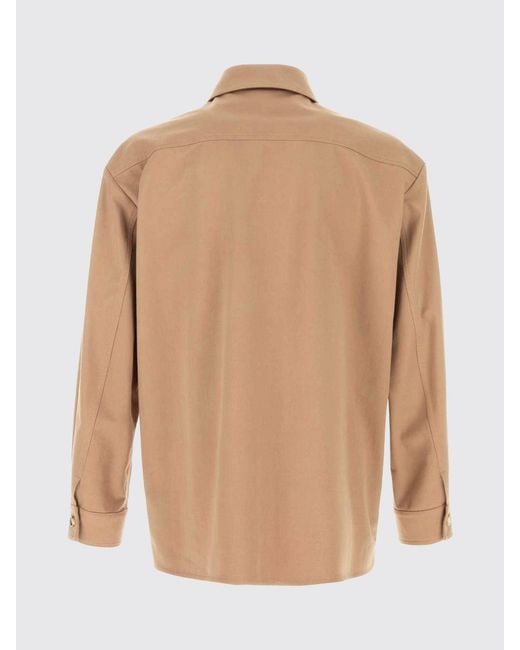 Valentino Garavani Blue Cotton Shirt Jacket for men