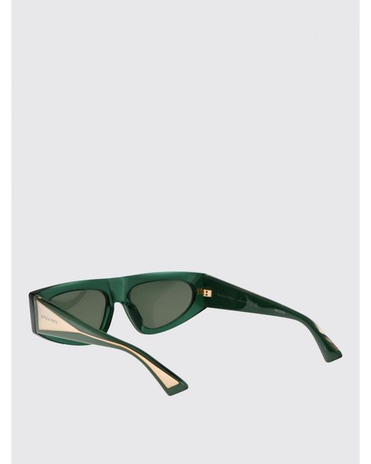 Bottega Veneta Green Acetate Sunglasses