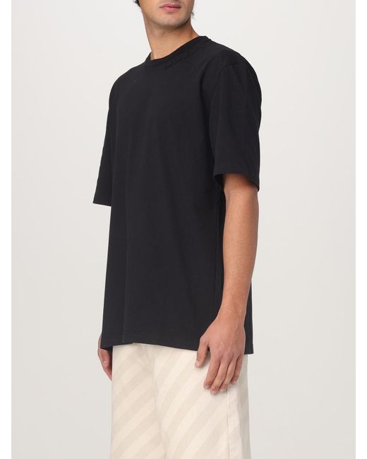 T-Shirt Basic Con Logo di Marni in Black da Uomo