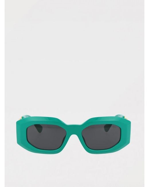 Versace Green Stylish Sunglasses Featuring A Unique Medusa Accent For An Elevated Look for men