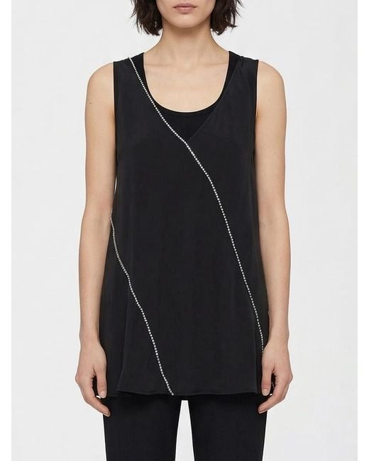 Jil Sander Black Viscose Top