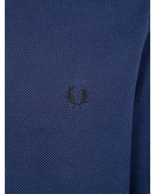 Fred Perry Blue Sweater for men
