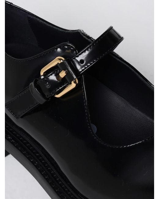 Moschino Couture Black Flat Shoes