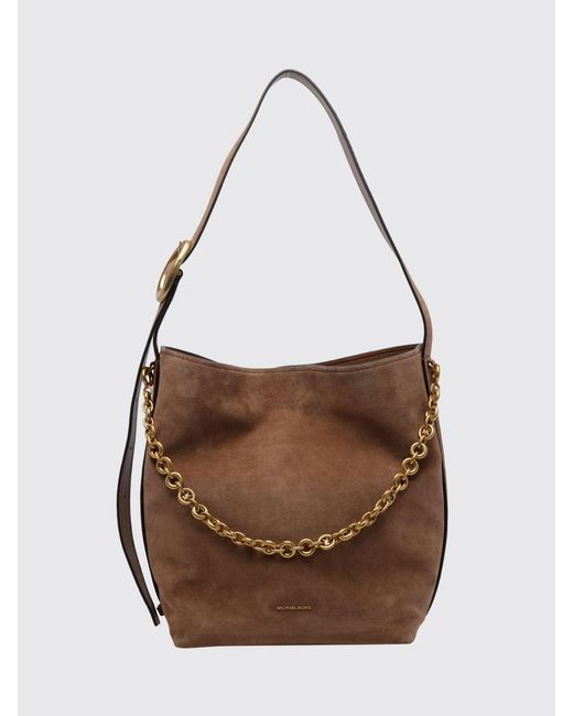 Michael Kors Brown Large Nolita Shoulder Bag
