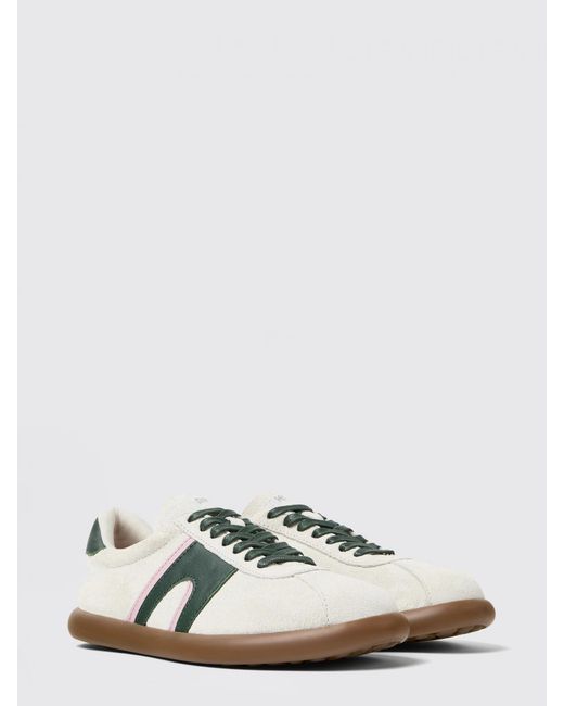 Camper White Pelotas Soller Nubuck Sneakers