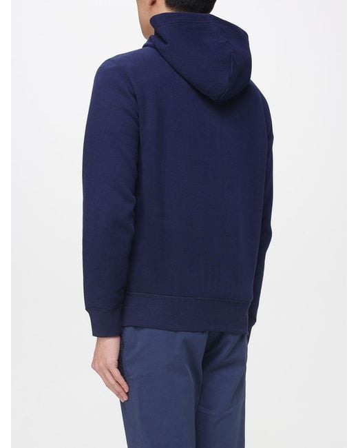 Polo Ralph Lauren Blue Cotton Blend Hoodie for men