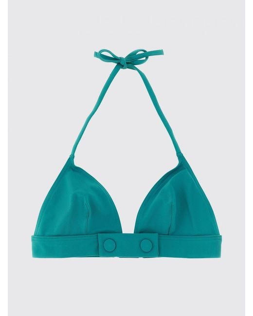 Eres Blue Stretch Polyamide Bikini Top