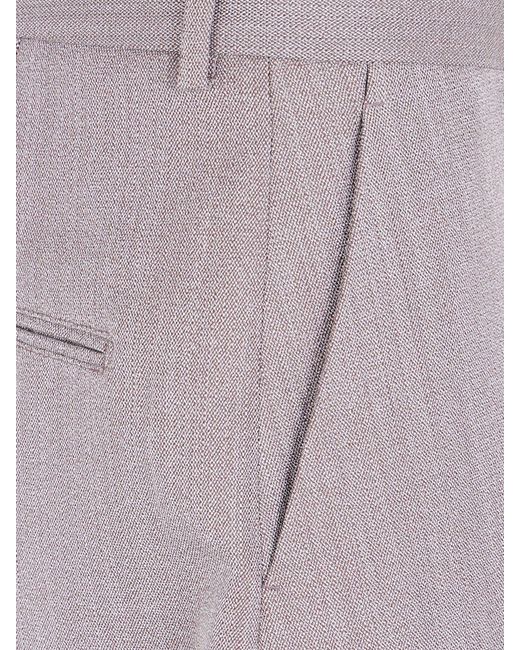 Studio Nicholson Gray Fume Wide-Leg Tailored Trousers for men