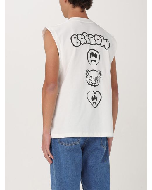 Canotta Basic di Barrow in White da Uomo