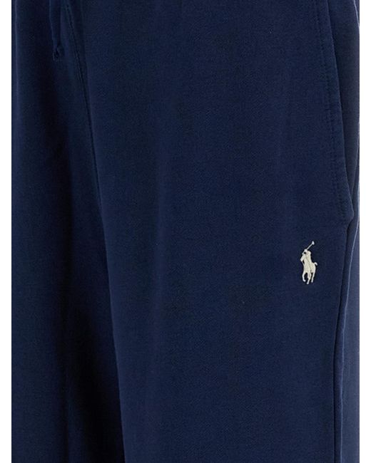Polo Ralph Lauren Blue Cotton Jogging Trousers for men