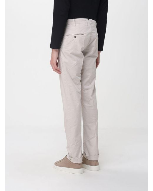 Mason's Multicolor Cotton Stretch Chino Trousers for men