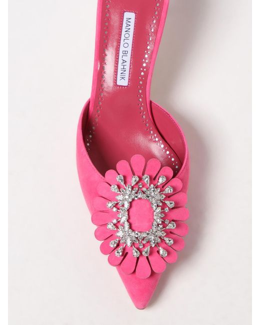 Manolo Blahnik Pink Shoes