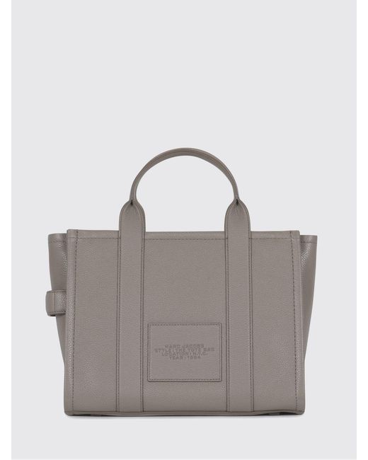 Marc Jacobs Gray The Tote Bag Medium Leather Bag
