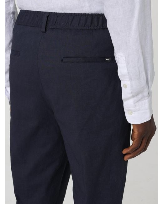 Boss Blue Pants for men