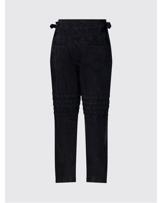 Isabel Marant Blue Bleached Denim Jeans