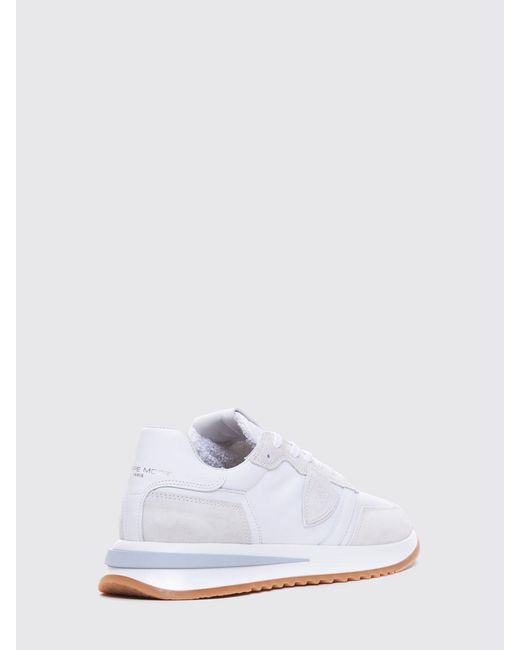 Philippe Model White Low-Top Sneakers for men