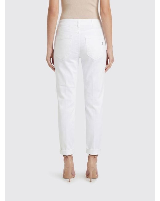 Jeans Slim Fit De Denim Dondup de color White