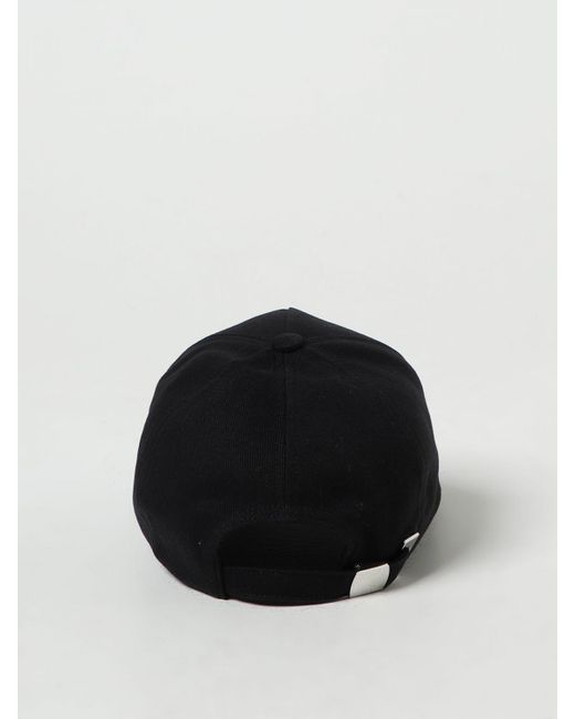Cappello da baseball in cotone con logo di Balmain in Black da Uomo
