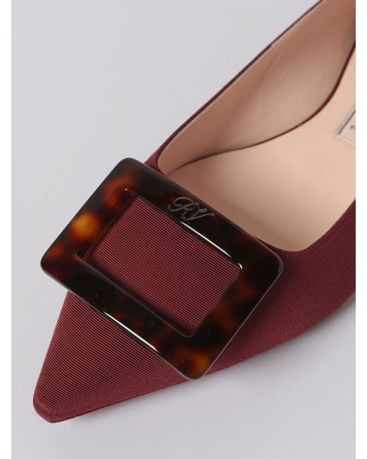 Ballerina Gommettine di Roger Vivier in Red