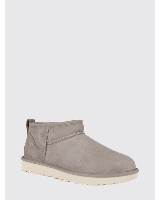 Ugg Brown Classic Ultra Mini Suede Ankle Boots