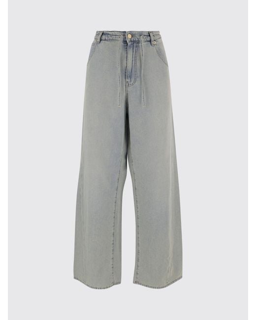 DARKPARK Gray Wide-Leg Denim Jeans