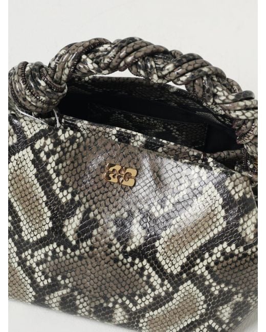 Bolso De Mano Mujer Ganni de color Gray