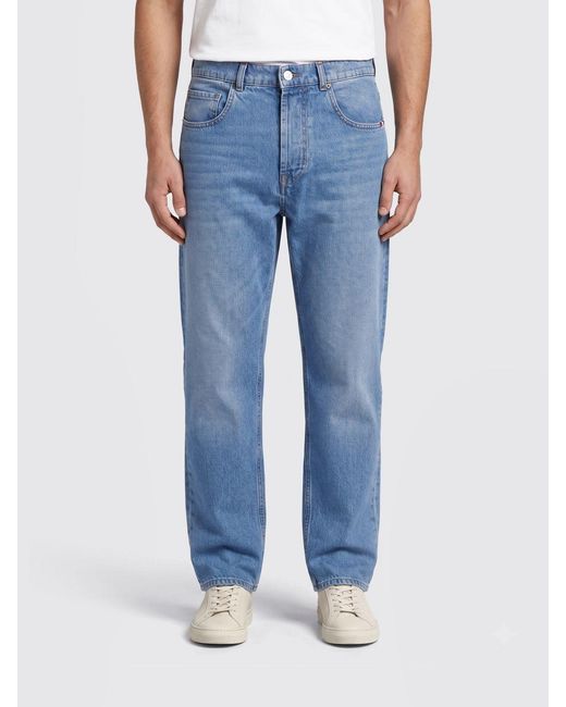AMISH Blue James Denim Jeans for men
