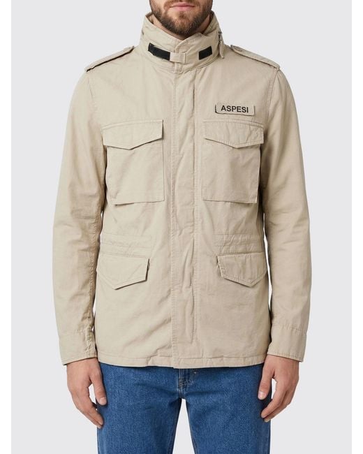 Aspesi Natural Cotton Parka for men