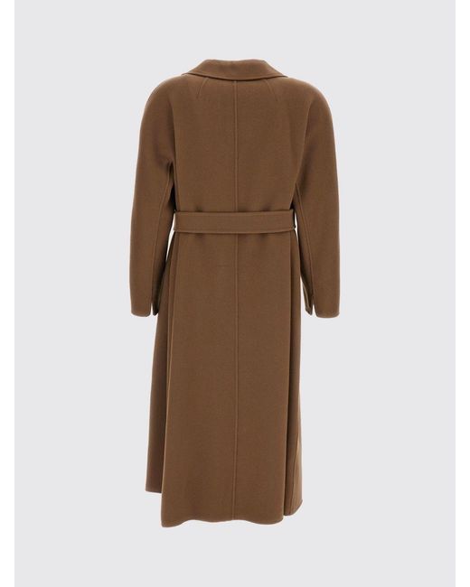 Max Mara Brown Long Robe Coat