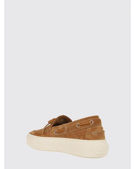 Hogan White H705 Suede Loafers