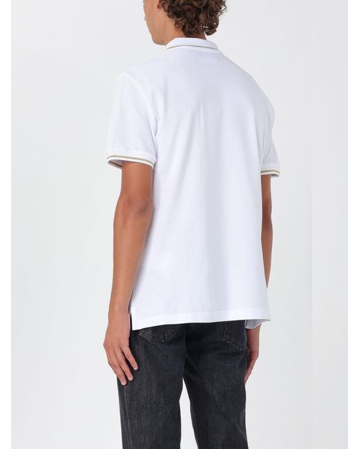 Versace Jeans Couture White Polo Shirt for men