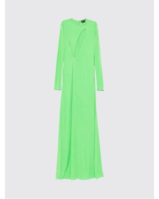 Tom Ford Green Long Viscose Jersey Evening Dress