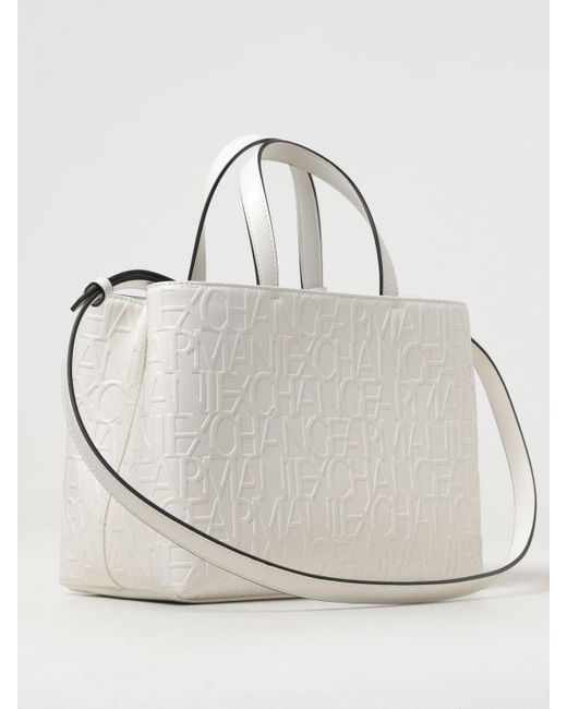 Bolso tote Armani Exchange de color Natural