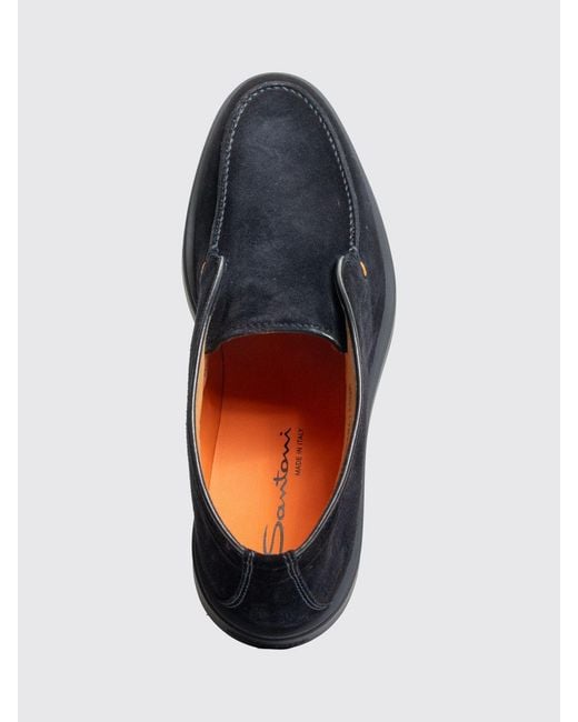 Santoni Blue Shoes for men