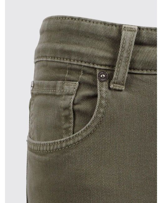 7 For All Mankind Gray Cropped Jeans