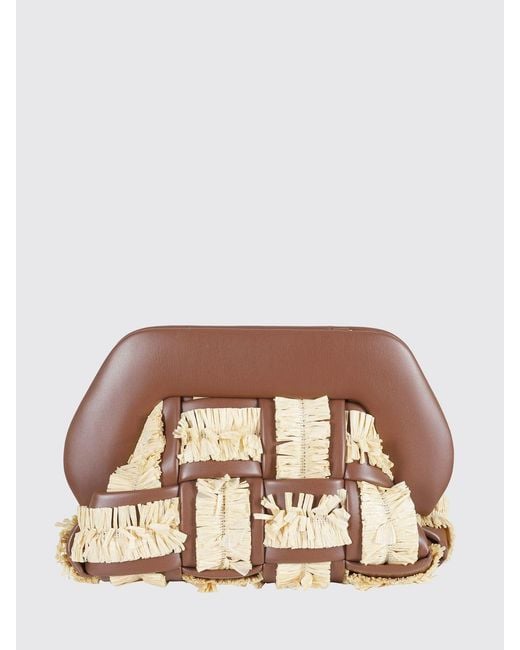 THEMOIRÈ Brown ThemoirÈ Bios Intreccio Vegan Leather Clutch