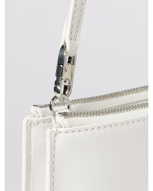DIESEL White 1Dr Twin Oval D Shoulder Bag