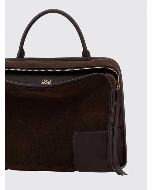 Loewe Black Amazona 180 Suede Bag