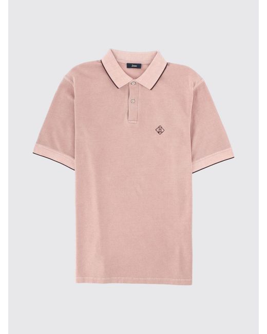 Herno Pink Polo Shirt for men