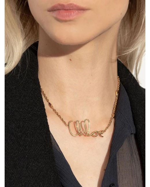 Collar icónico de Chloé Chloé de color Metallic
