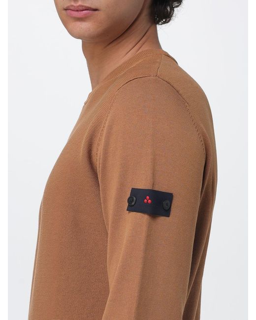 Peuterey Blue Cotton Crewneck Sweater for men