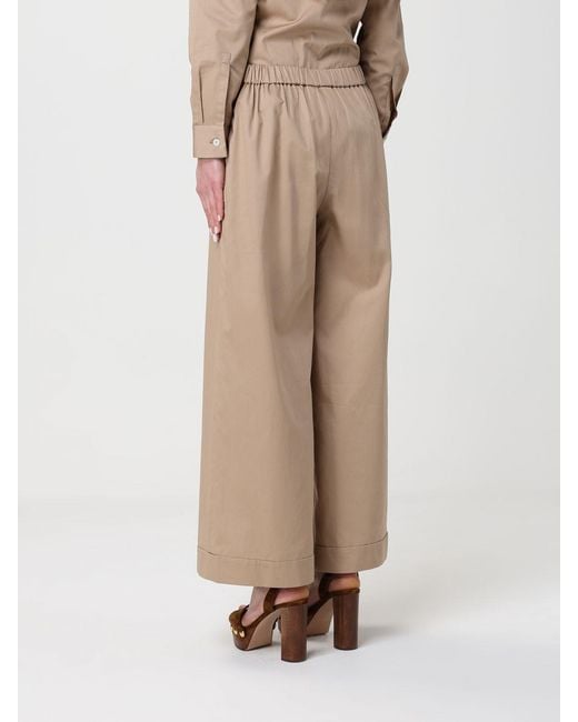 Max Mara Natural Cotton Cropped Trousers