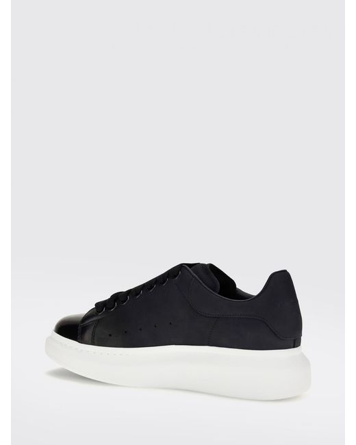 McQueen White Oversize Low-Top Calfskin Trainers With Chunky Sole for men
